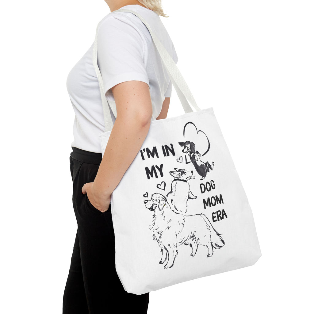 Dog Mom Era Tote Bag – Cute Puppy Tote for Dog Mom | Dog Lover Gift