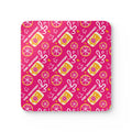 Pink Grapefruit Fruit Brunch Corkwood Coaster Set (4-Pack) – Pink Grapefruit Collection Inspired Design