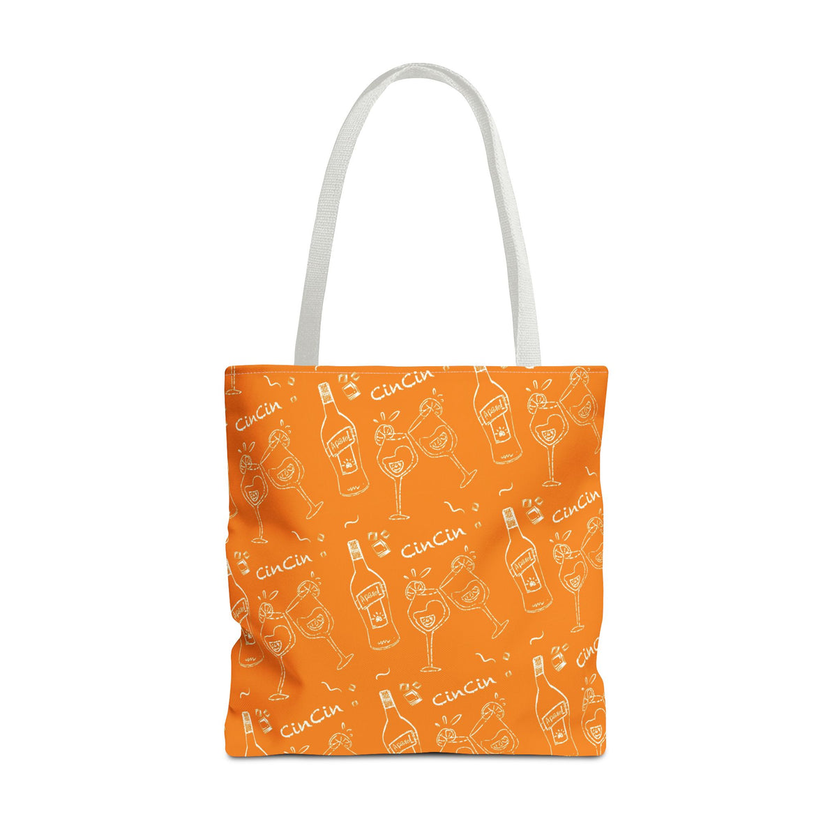 Cin‑Cin Cocktail Tote Bag — Orange Cin Cin Collection Inspired Design