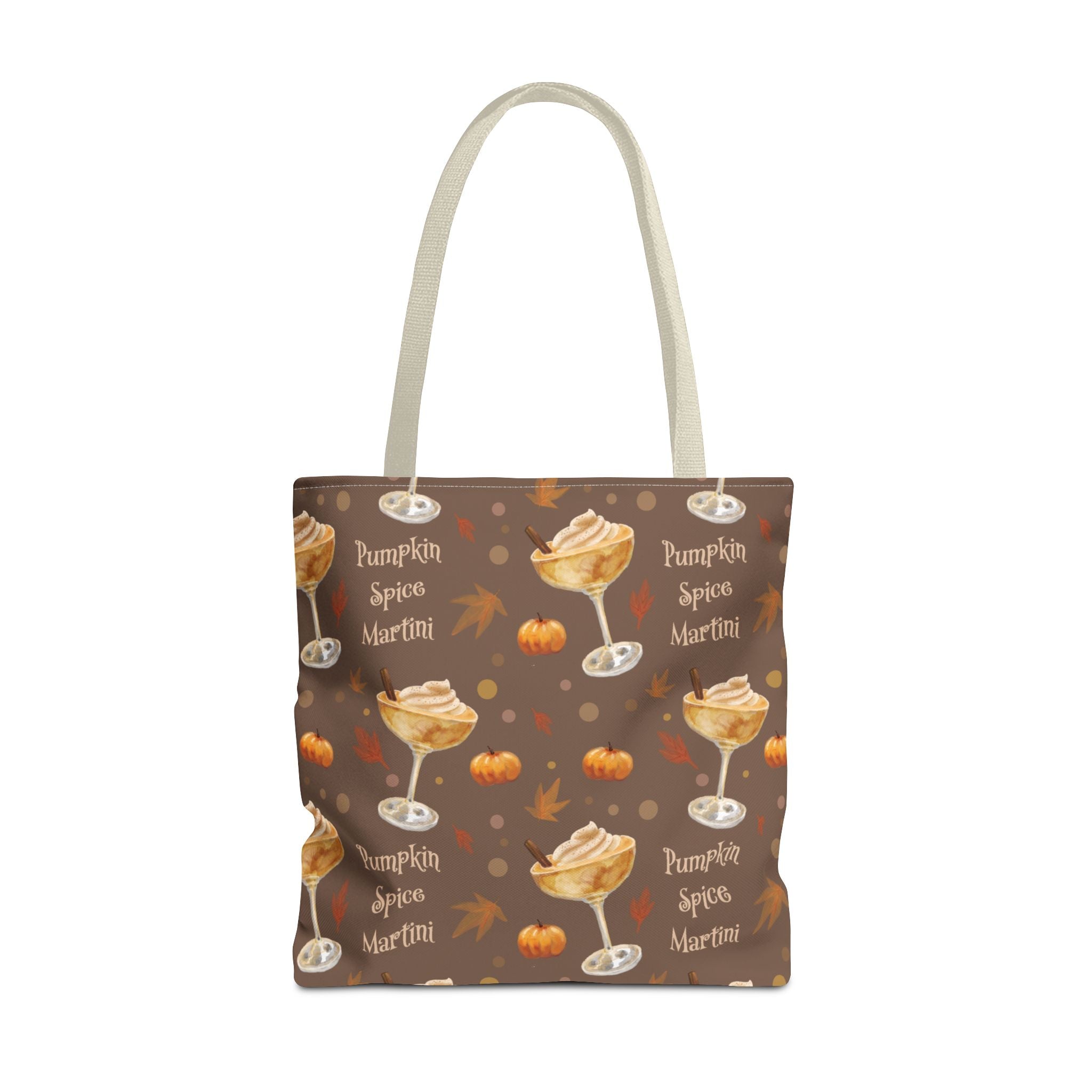Pumpkin Spice Martini Tote Bag — Brown Pumpkin Collection Inspired Design