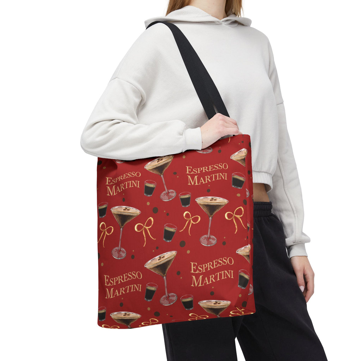 Espresso Martini Tote Bag — Red Espresso Collection Inspired Design