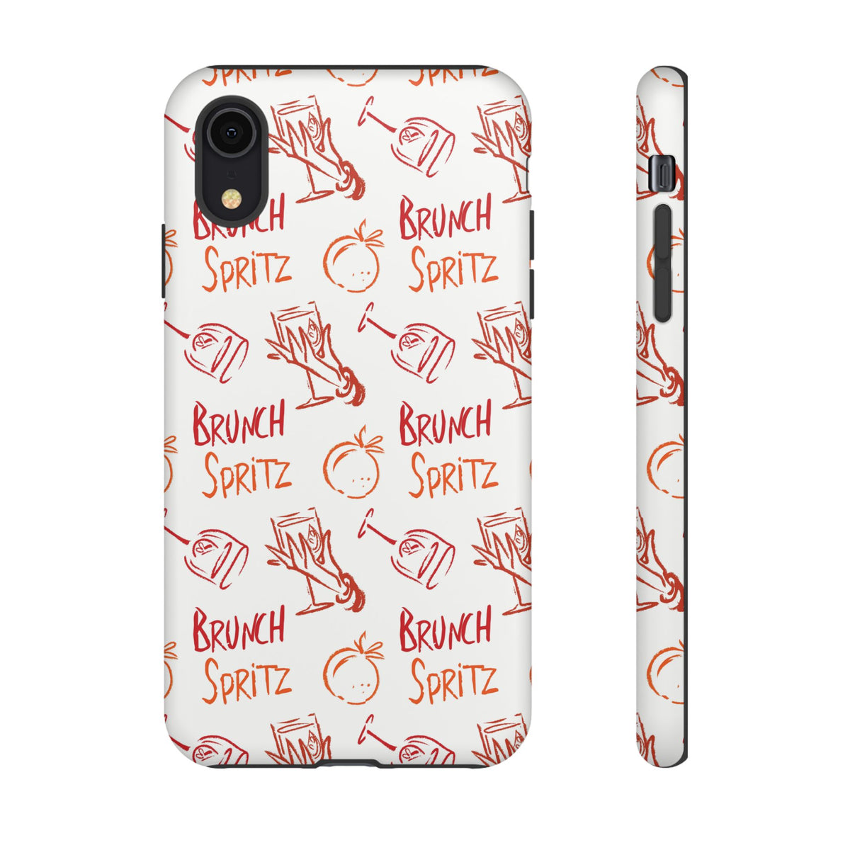 Brunch Spritz Phone Case — Red & Orange Aperol Inspired Design