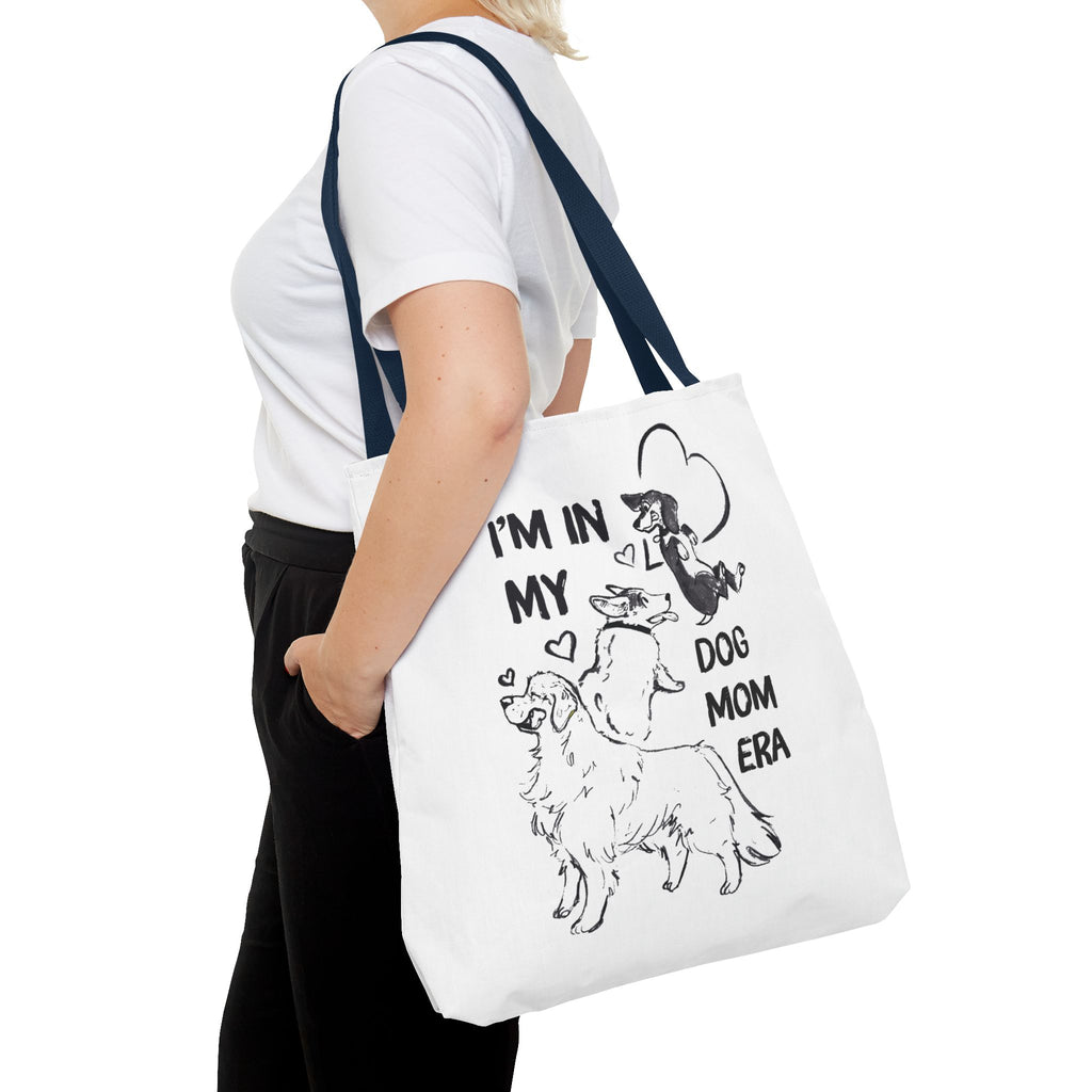 Dog Mom Era Tote Bag – Cute Puppy Tote for Dog Mom | Dog Lover Gift