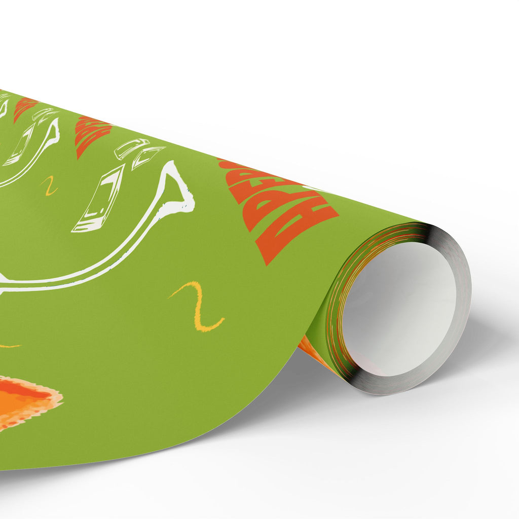 Aperol Spritz Peel Wrapping Paper Roll — Green Spritz Collection Inspired Design