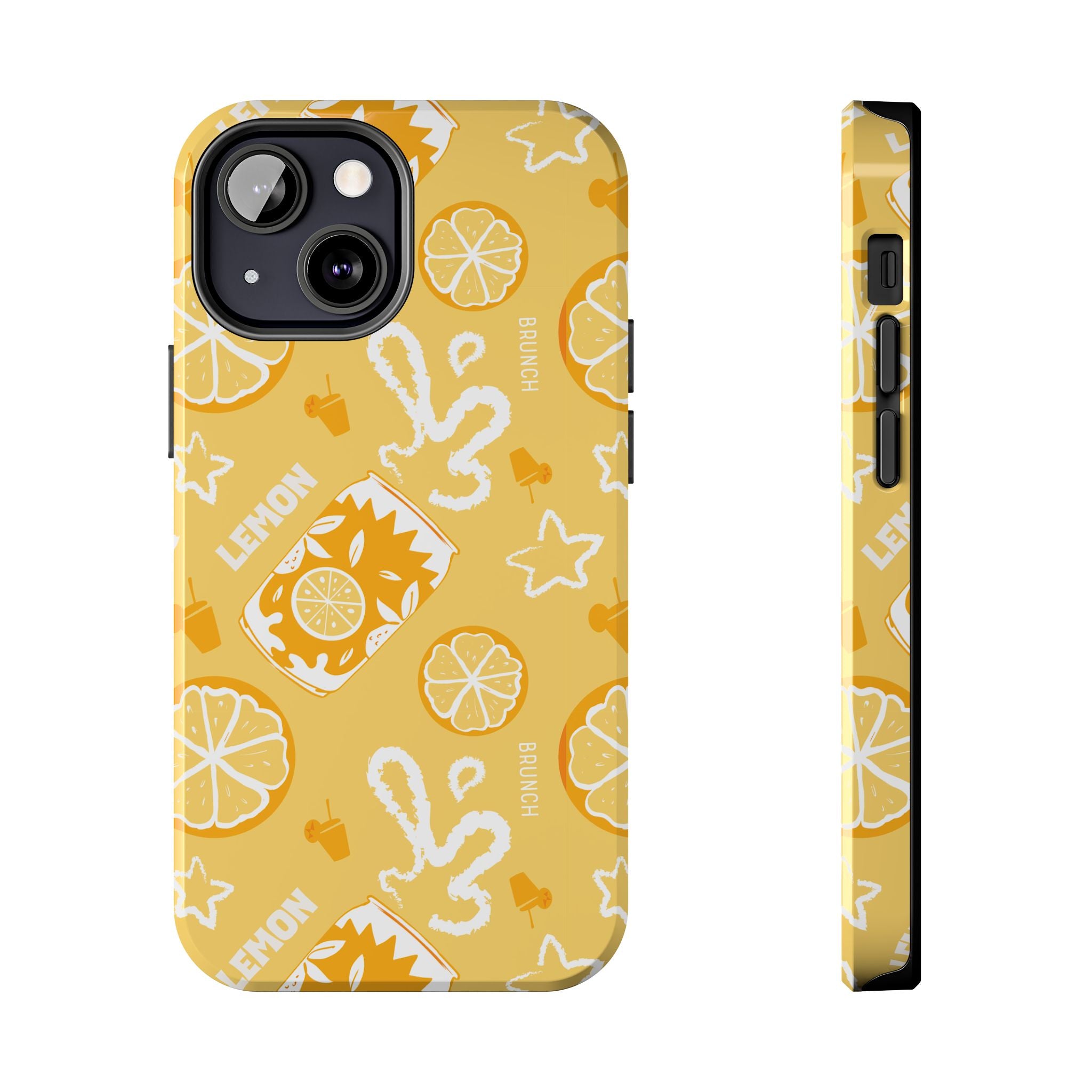 Lemon Brunch Tough Phone Case — Citrus Summer Pattern