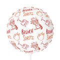 Brunch Spritz 11" Round Balloon — White Brunch Collection Inspired Design