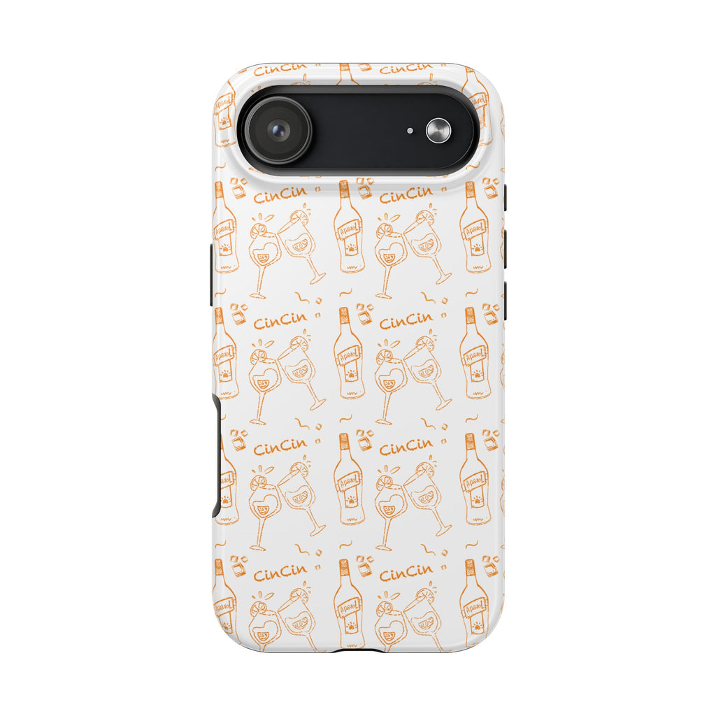 Cin Cin Spritz Tough Phone Case — Citrus Cocktail Pattern