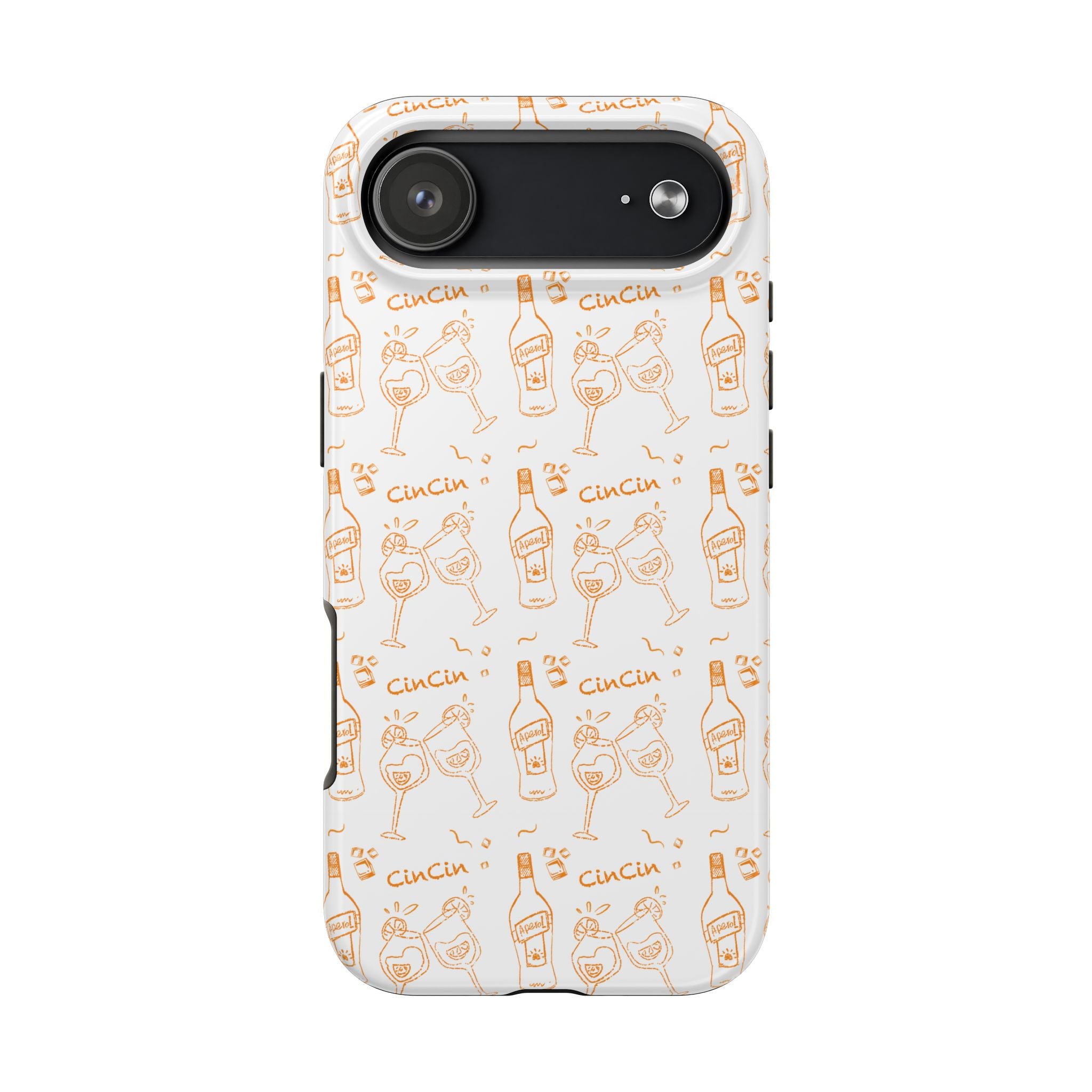 Cin Cin Spritz Tough Phone Case — Citrus Cocktail Pattern