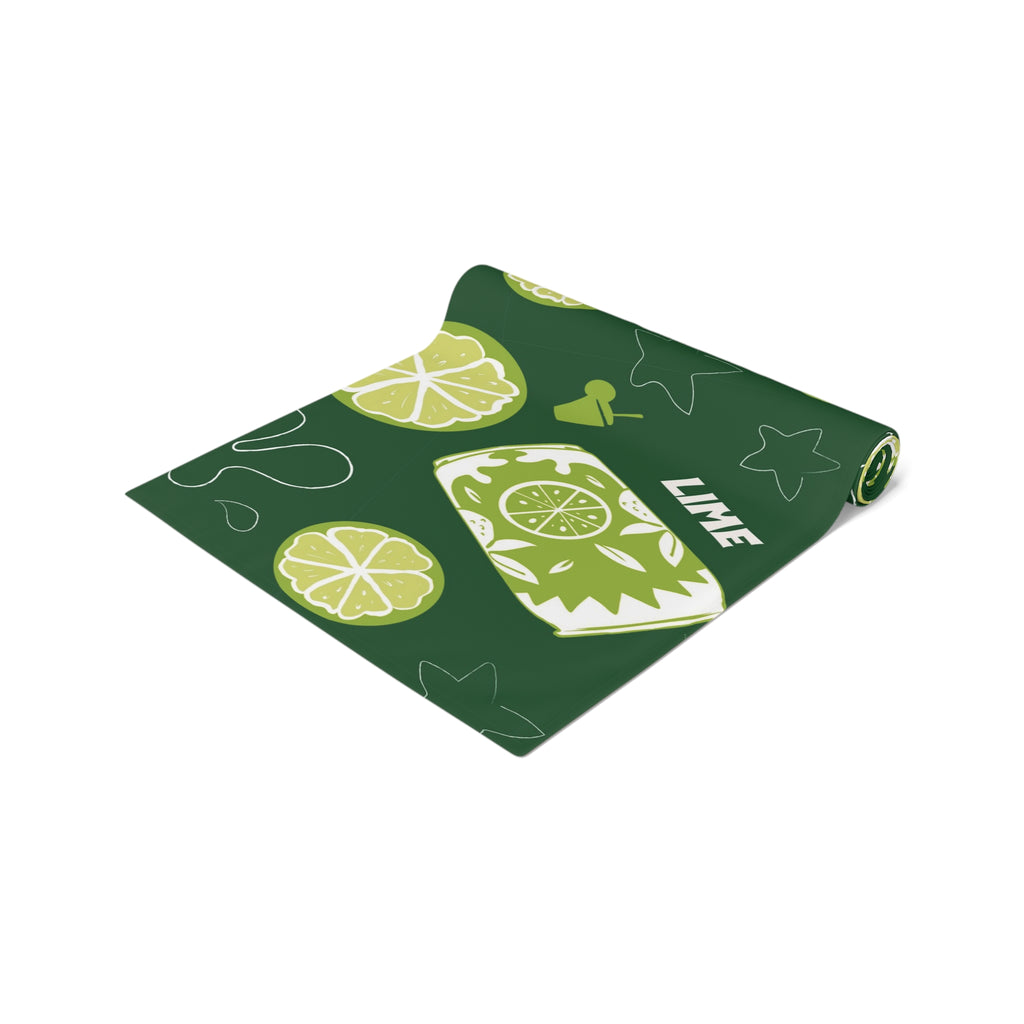 Lime Brunch Table Runner – Citrus Summer Table Decor