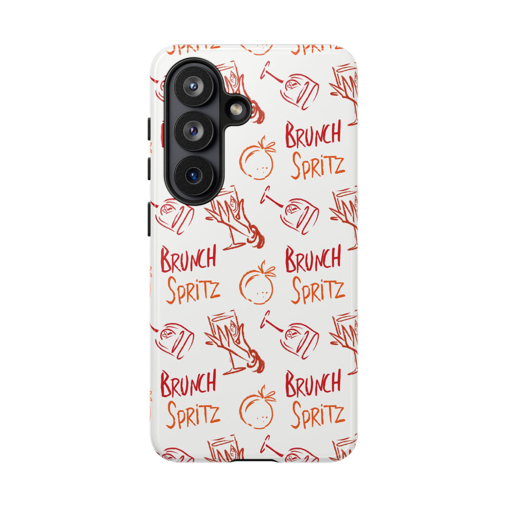 Brunch Spritz Phone Case — Red & Orange Aperol Inspired Design