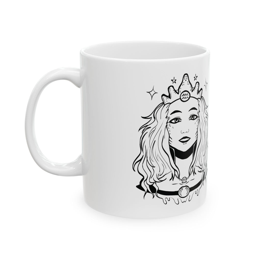 Aquarius Mom Mug – Zodiac Coffee Mug for Mom | Astrology Gift (11oz/15oz)