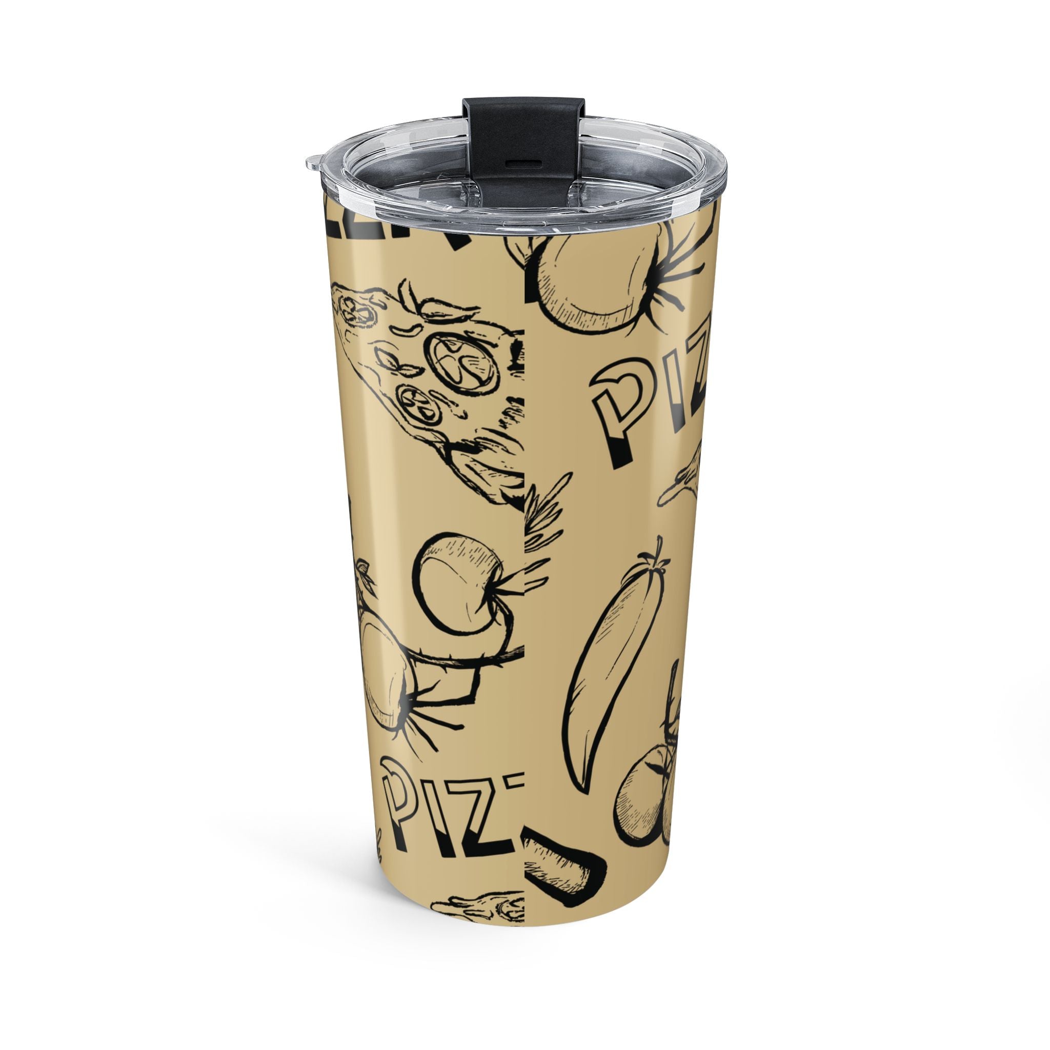 Pizza Doodle 20oz Tumbler - Italian Vibes Travel Mug