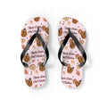 Apple Cider Old Fashioned Flip Flops — Light Pink Apple Cider Collection Inspired Design