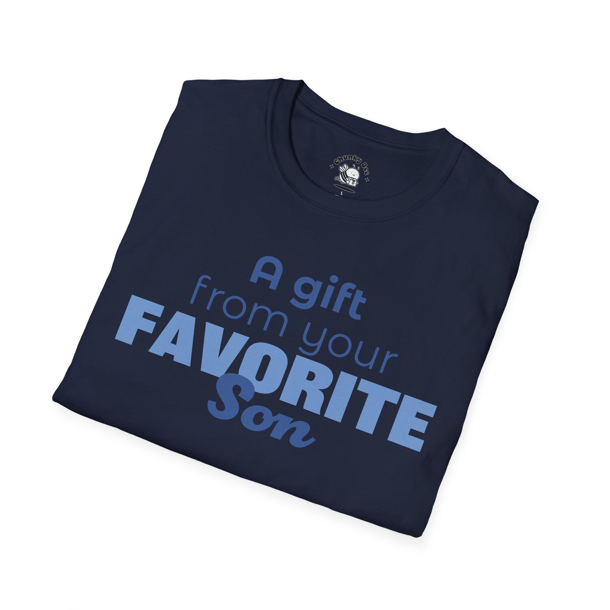 Favorite Son Gift for Mom T-Shirt – Funny Mother’s Day Shirt from Son | Mom Graphic Tee