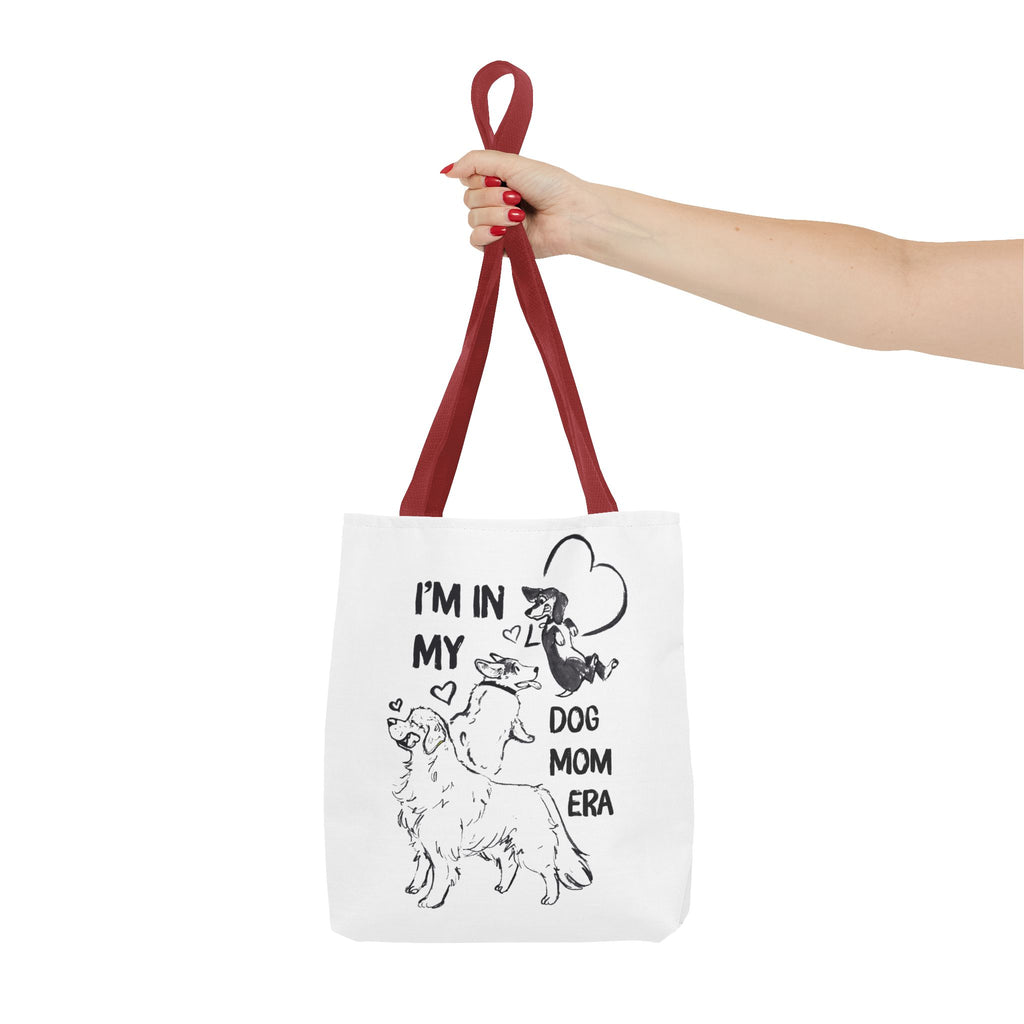 Dog Mom Era Tote Bag – Cute Puppy Tote for Dog Mom | Dog Lover Gift