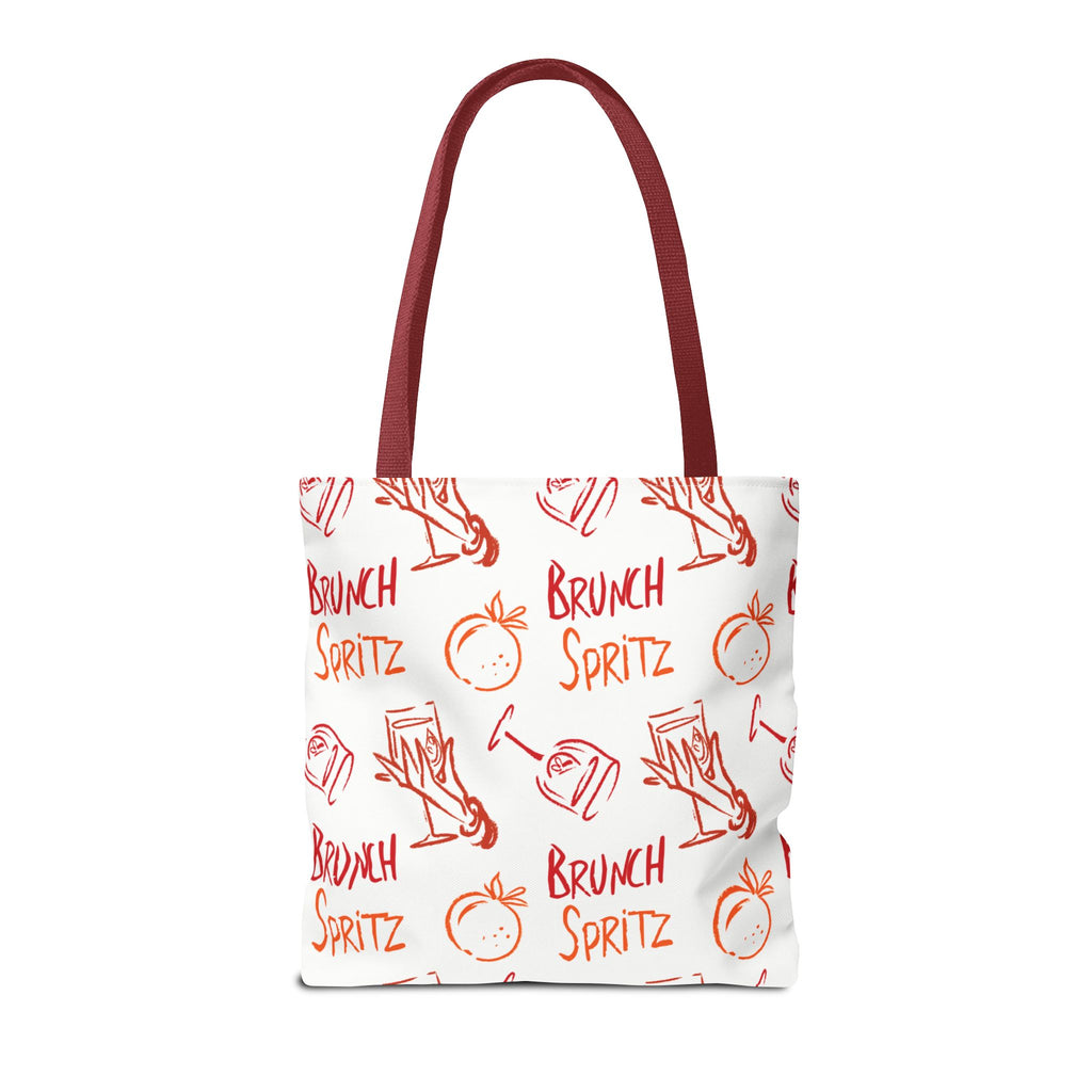 Brunch Spritz Pattern Tote Bag - Citrus All-Over Print