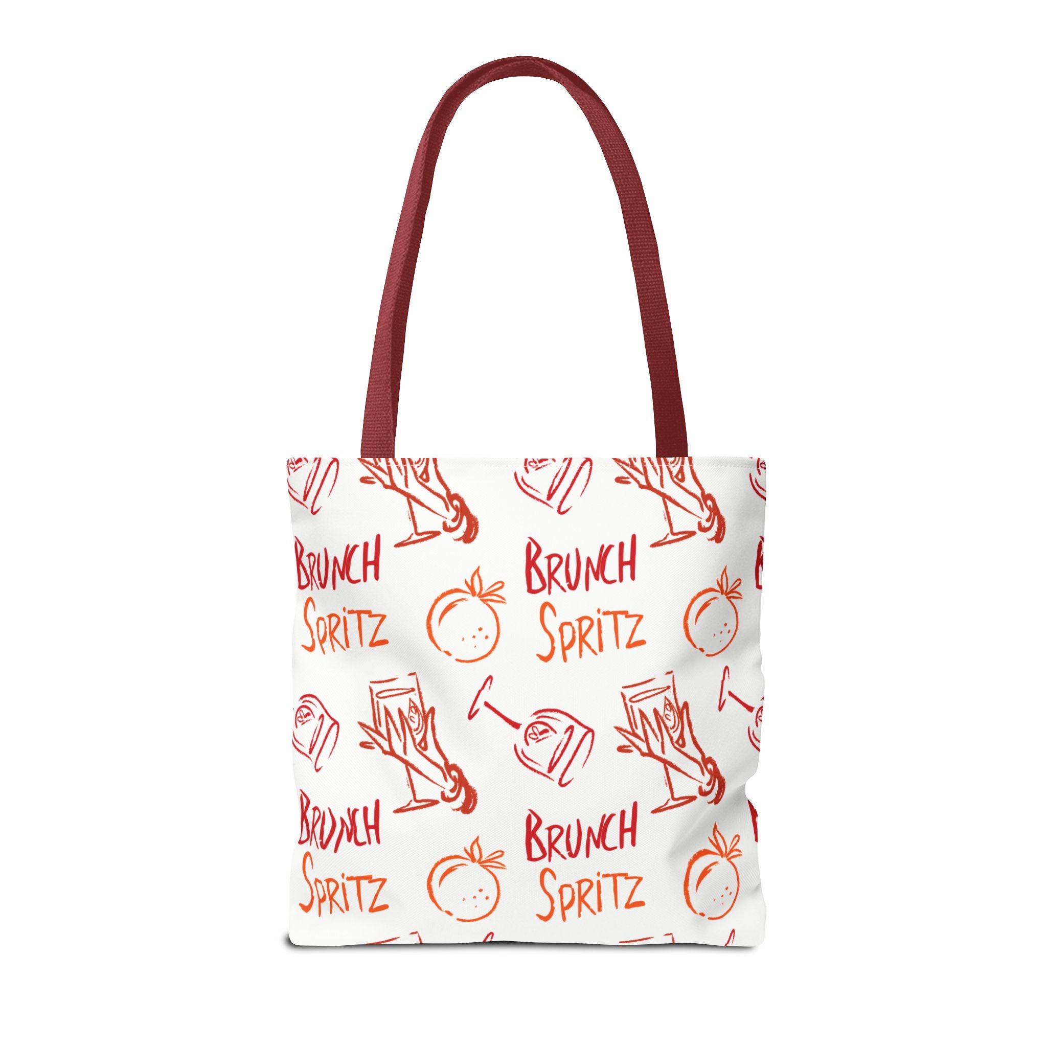 Brunch Spritz Pattern Tote Bag - Citrus All-Over Print