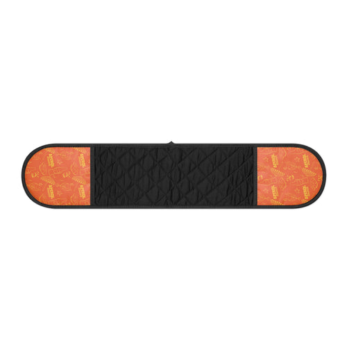 Aperol Brunch Double Oven Mitts - Orange and Yellow Brunch Collection Inspired Design