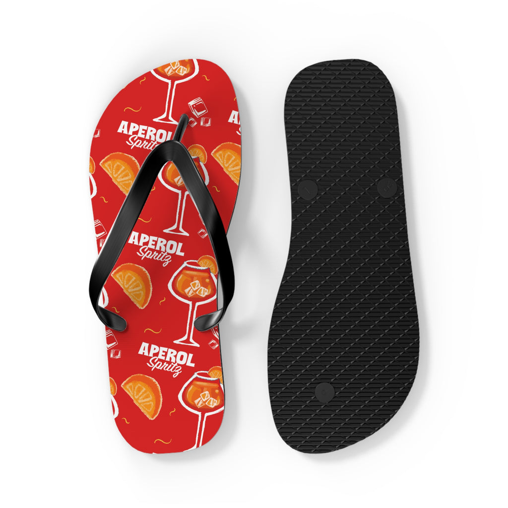 Aperol Spritz Flip Flops – Aperol Red Collection Inspired Design