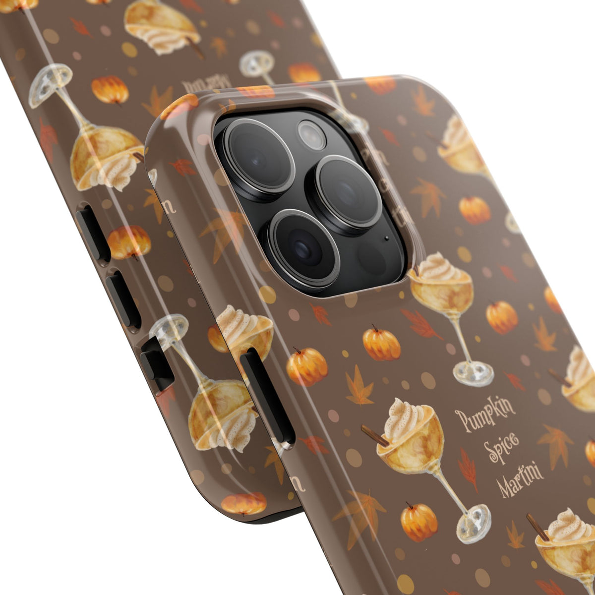 Pumpkin Spice Martini Tough Phone Case — Brown Pumpkin Collection Inspired Design
