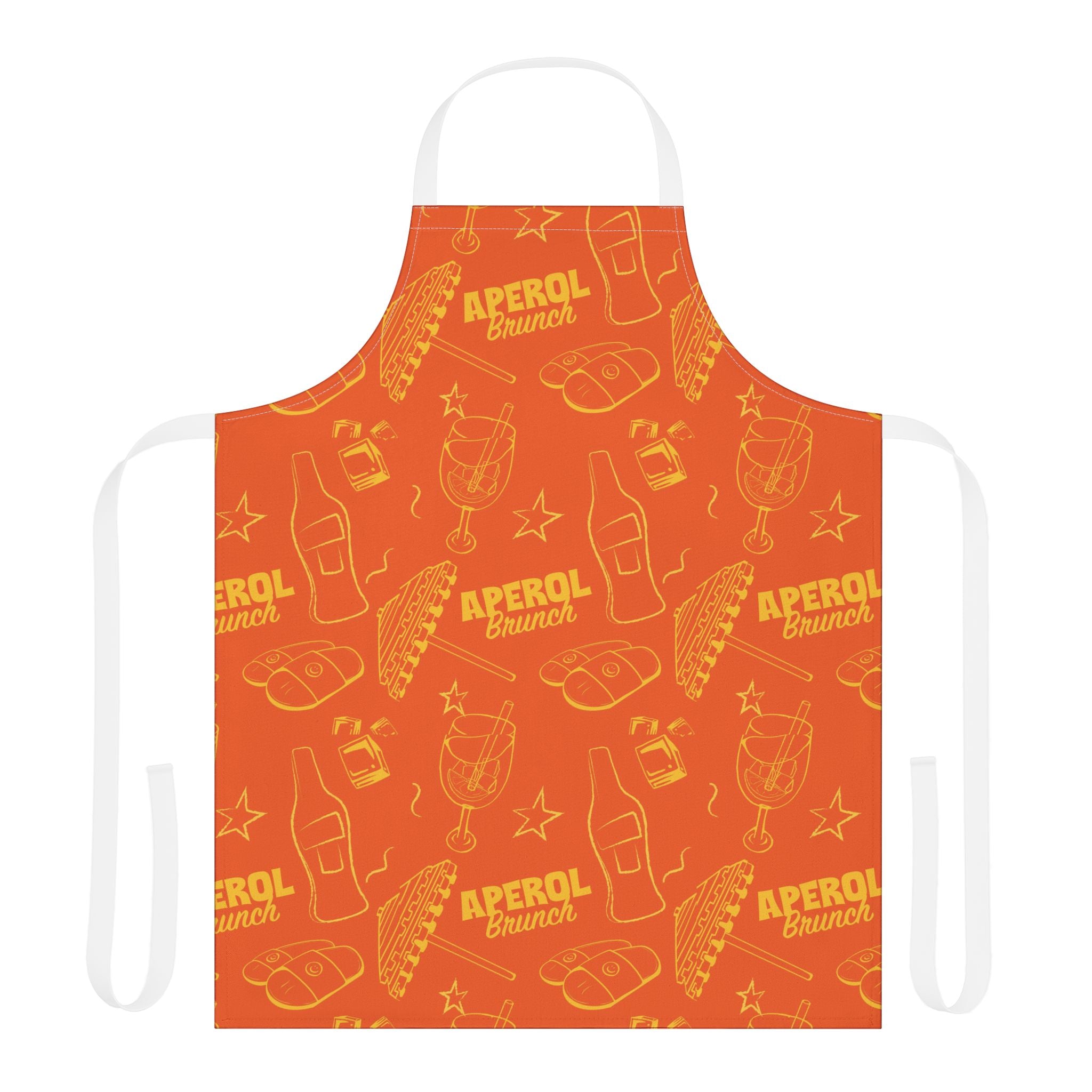 Aperol Brunch Apron – Orange and Yellow Brunch Collection Inspired Design