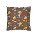 Pumpkin Spice Martini Pillowcase — Brown Pumpkin Collection Inspired Design