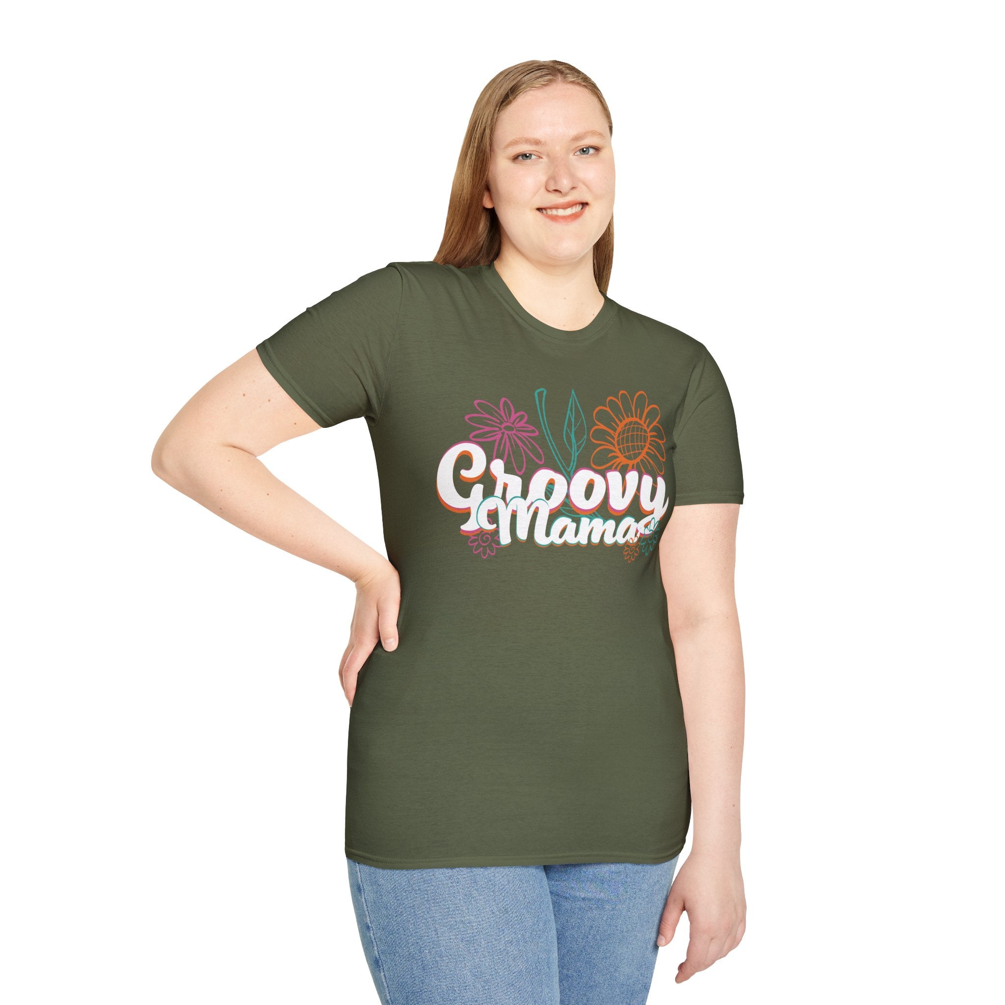 Groovy Mama | Softstyle T-shirt
