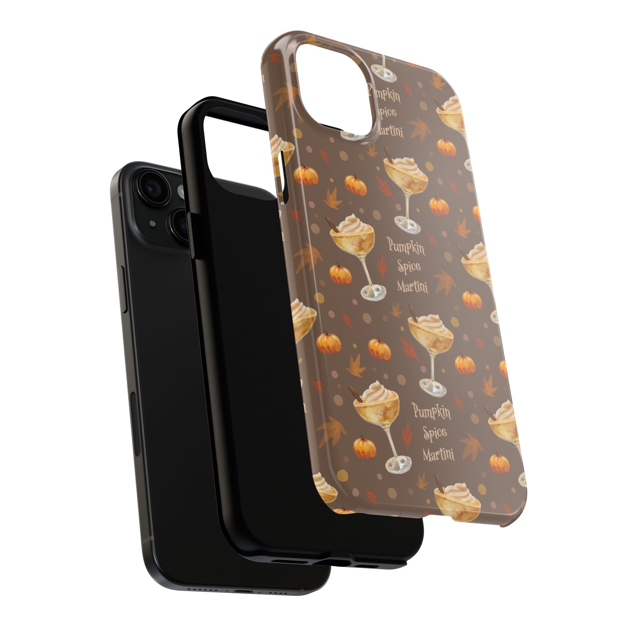 Pumpkin Spice Martini Tough Phone Case — Brown Pumpkin Collection Inspired Design