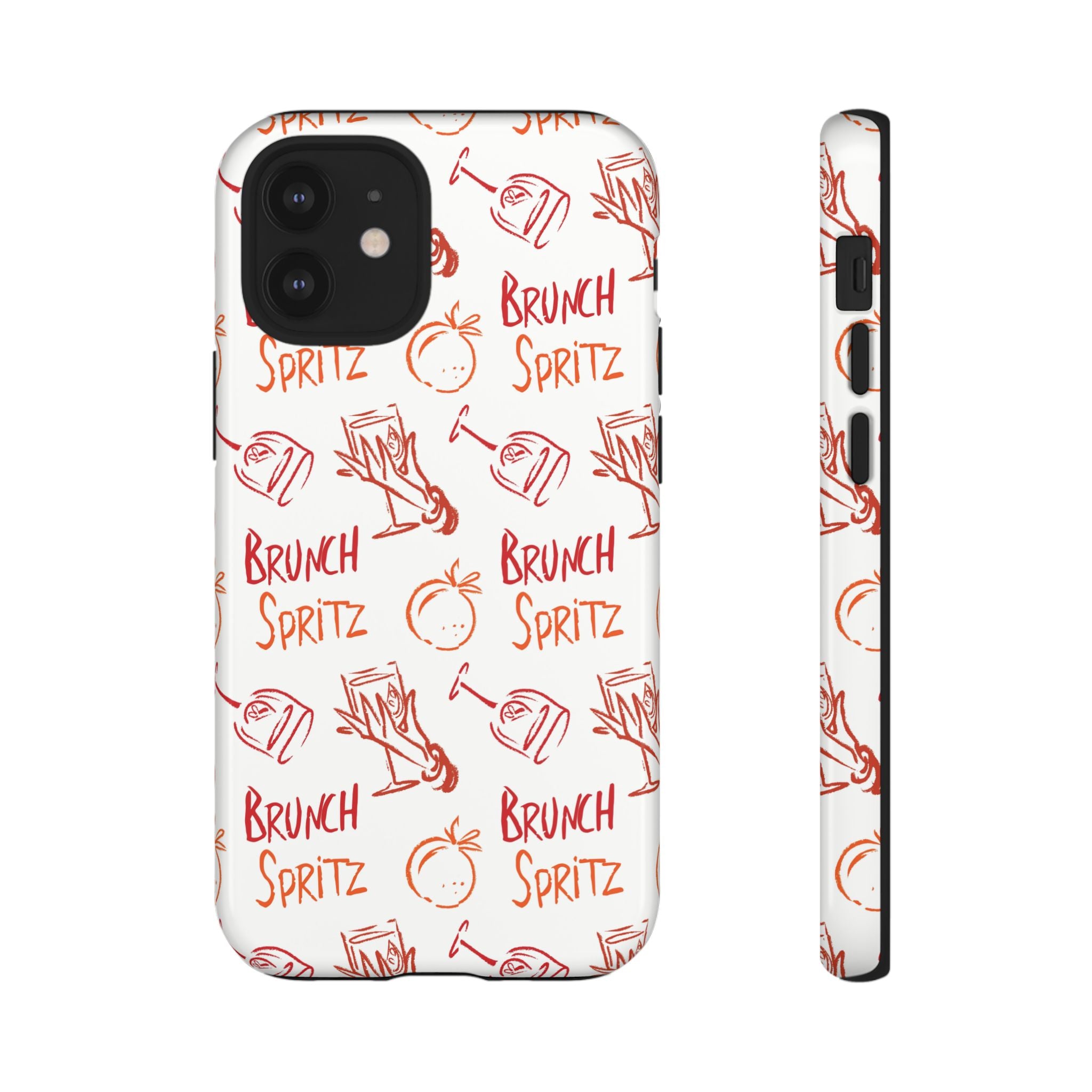 Brunch Spritz Phone Case — Red & Orange Aperol Inspired Design