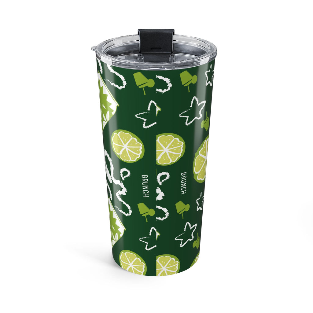 Lime Lemon 20oz Tumbler | Citrus Travel Mug | Stainless Steel Insulated Cup | Summer Drinkware | Lemon Lover Gift | Brunch Cup