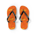 Aperol Brunch Flip Flops – Orange and Yellow Brunch Collection Inspired Design