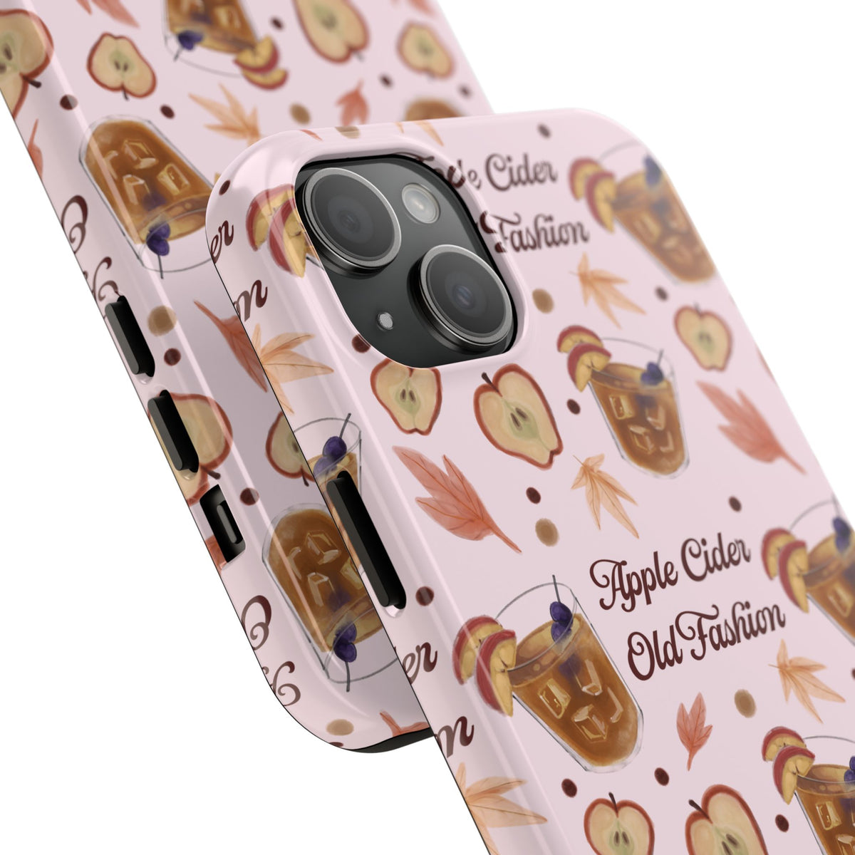 Apple Cider Old Fashioned Tough Phone Case – Light Pink Apple Cider Collection Inspired Design