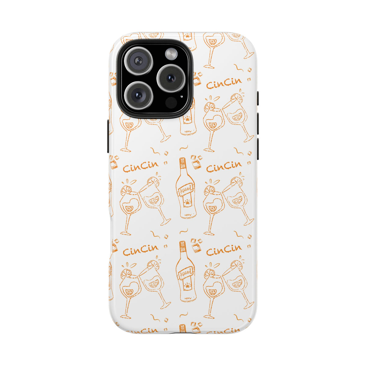 Cin Cin Spritz Tough Phone Case — White Cin Cin Brunch Collection Inspired Design