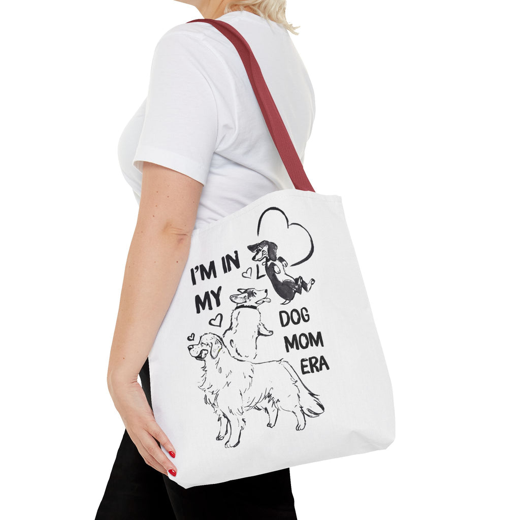 Dog Mom Era Tote Bag – Cute Puppy Tote for Dog Mom | Dog Lover Gift