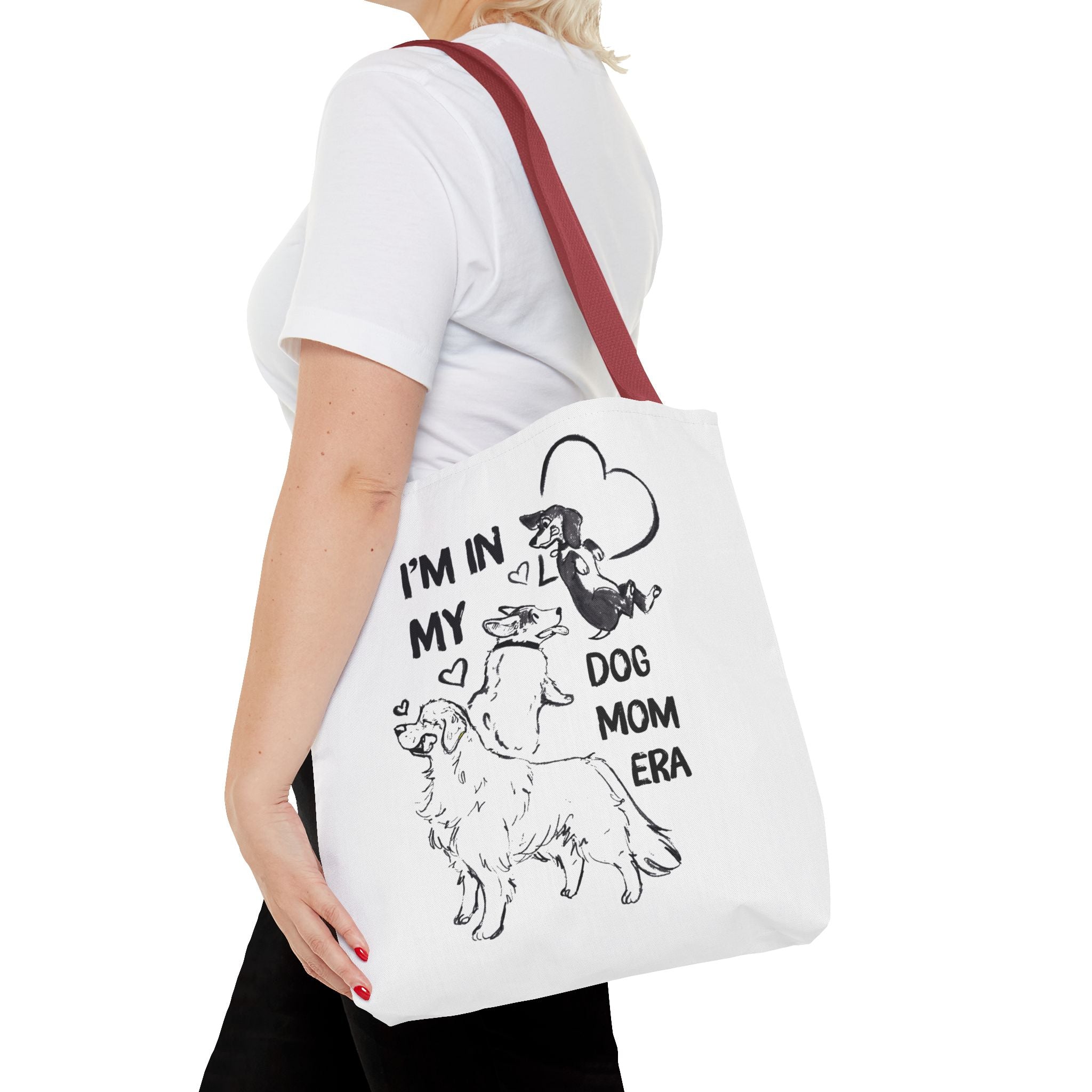 Dog Mom Era Tote Bag – Cute Puppy Tote for Dog Mom | Dog Lover Gift