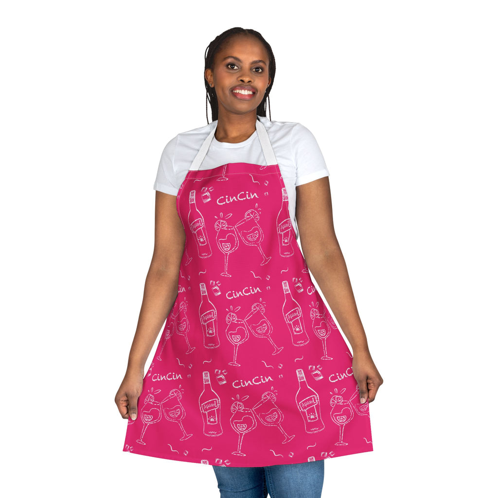 Cin Cin Apron — Pink Cin Cin Collection Inspired Design