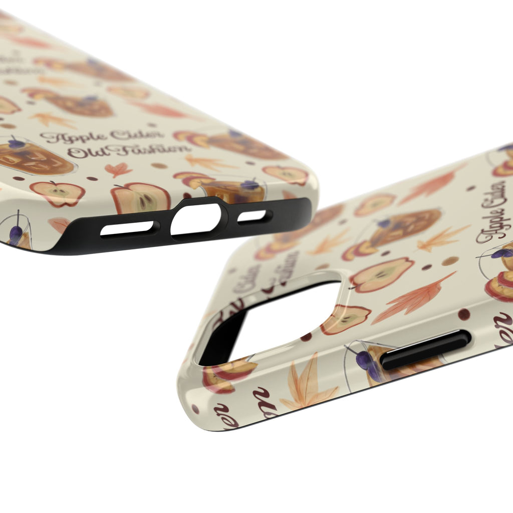 Apple Cider Old Fashioned Tough Phone Case – Beige Apple Cider Collection Inspired Design