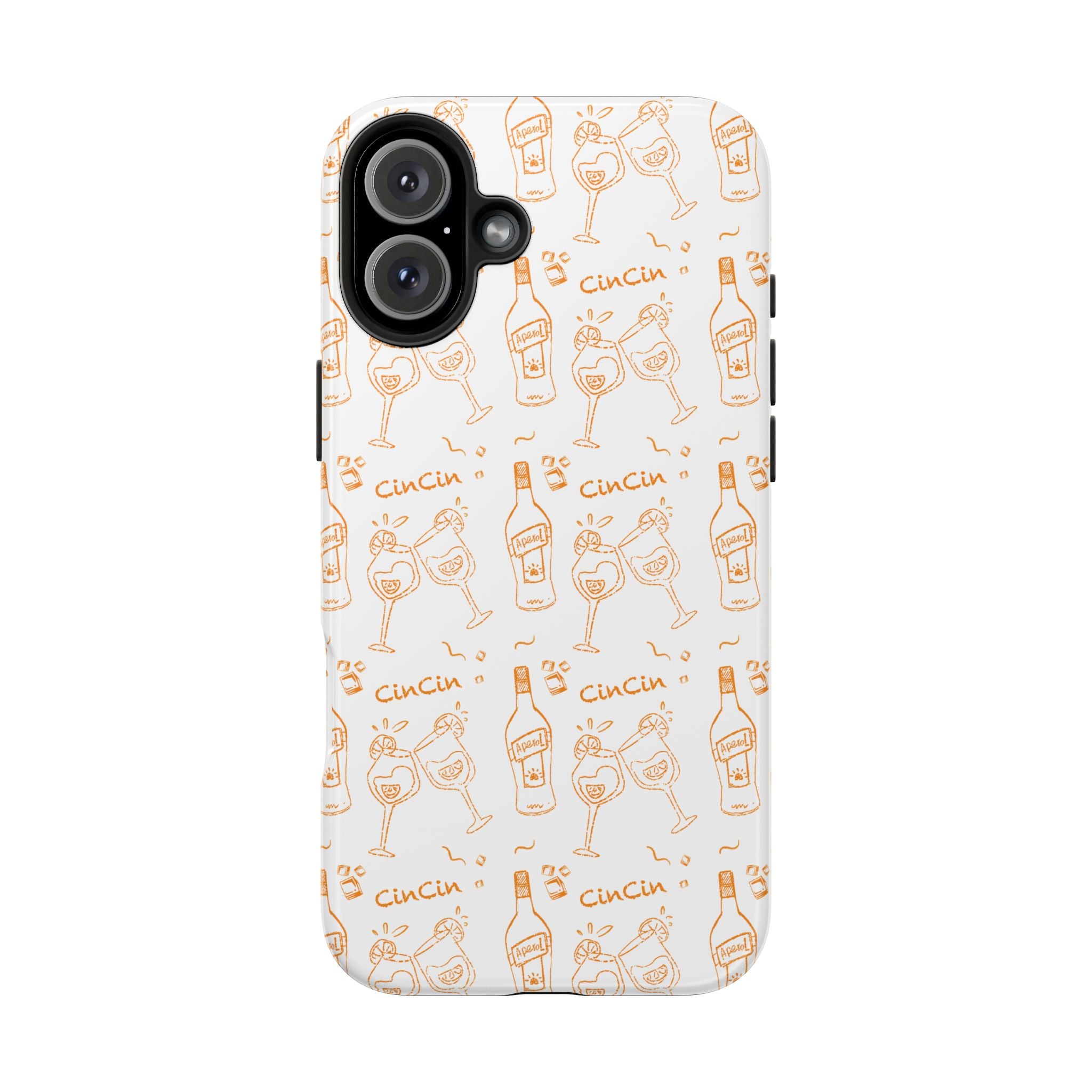 Cin Cin Spritz Tough Phone Case — Citrus Cocktail Pattern