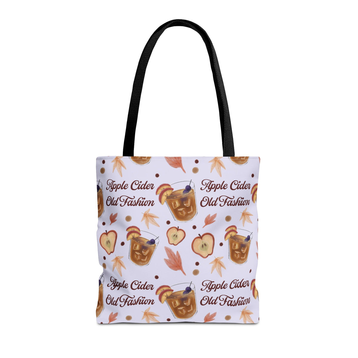 Apple Cider Old Fashioned Tote Bag — Light Violet Apple Cider Collection Inspired Design