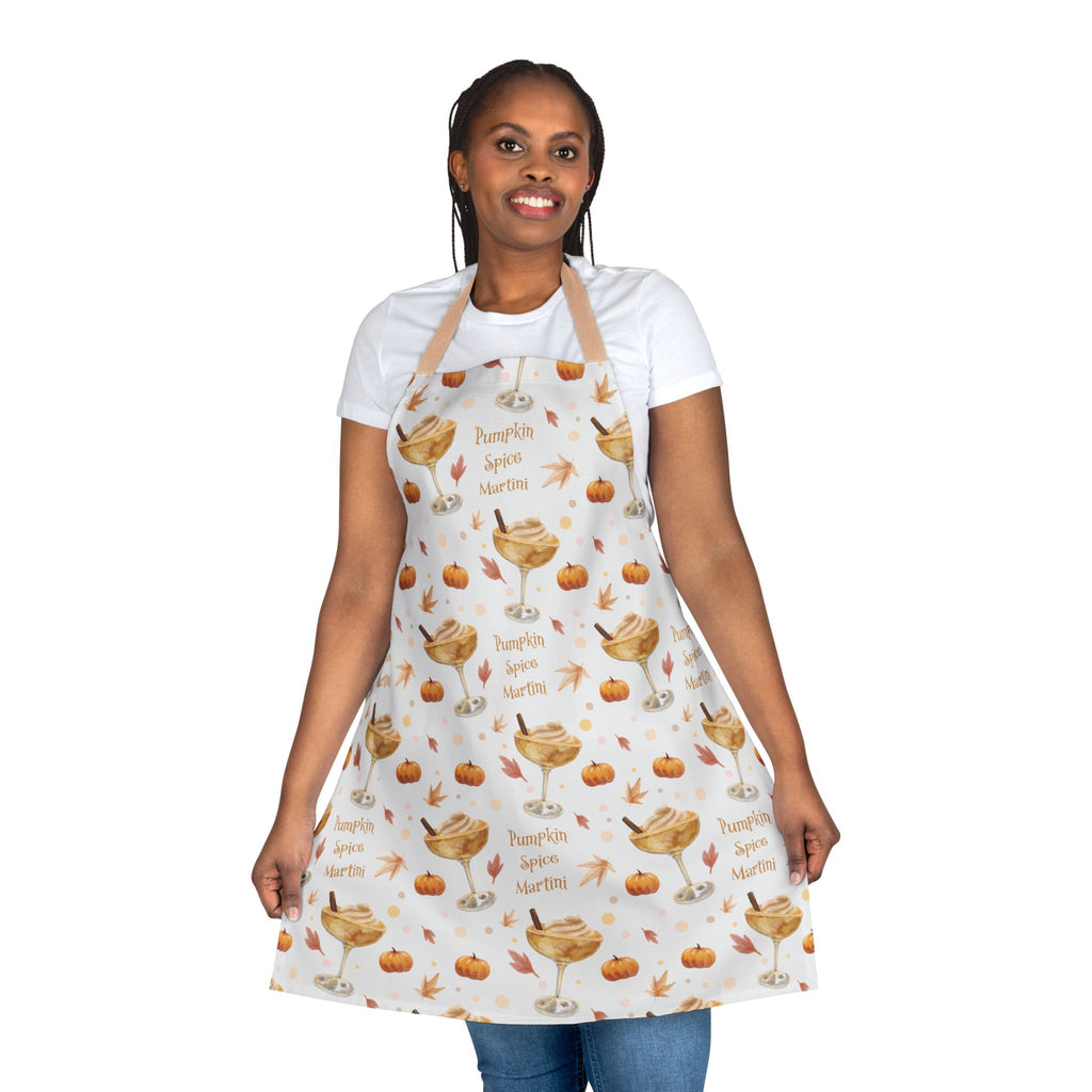 Pumpkin Spice Martini Apron — White Pumpkin Collection Inspired Design