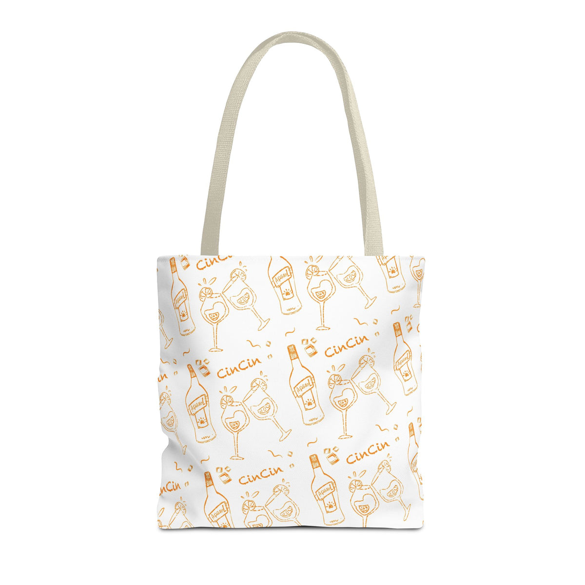 Cin Cin Tote Bag — White Cin Cin Brunch Inspired Design