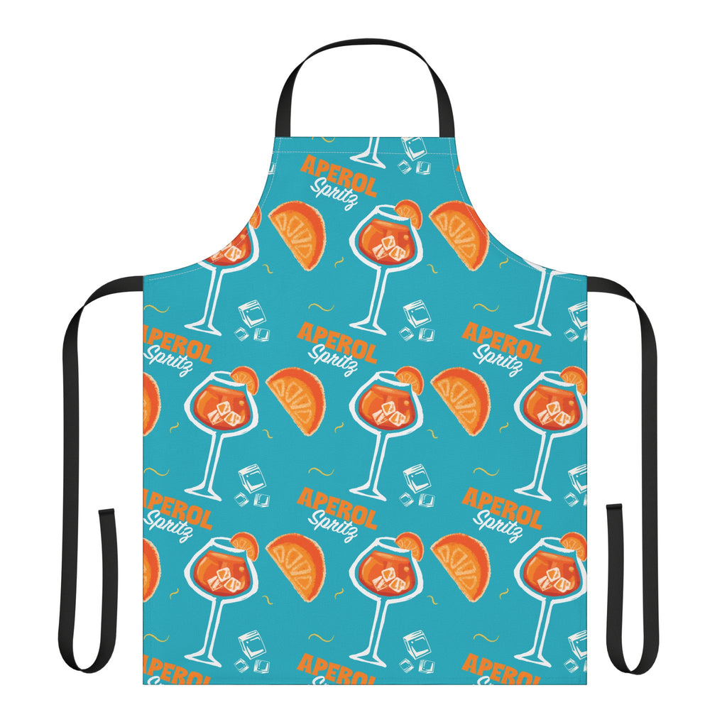 Aperol Spritz Apron — Turquoise Spritz Collection Inspired Design