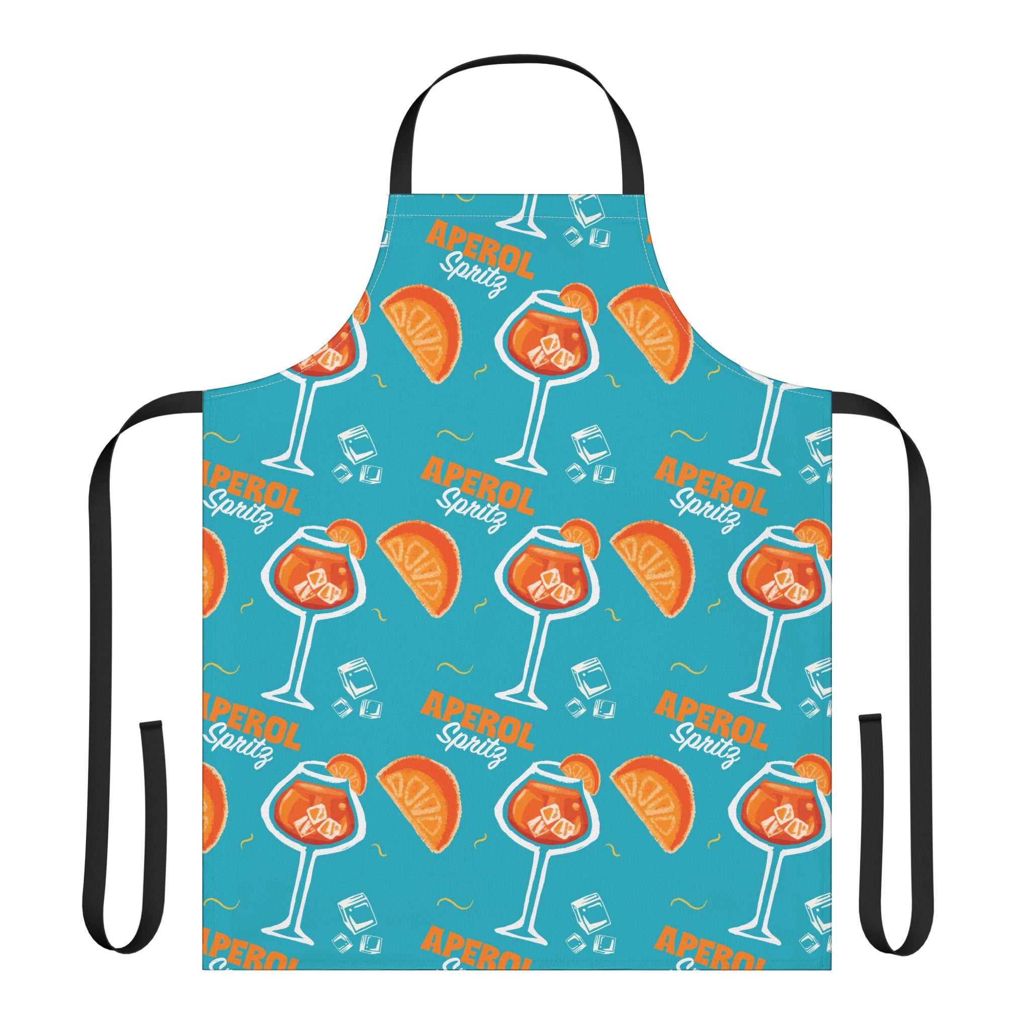 Aperol Spritz Apron — Turquoise Spritz Collection Inspired Design