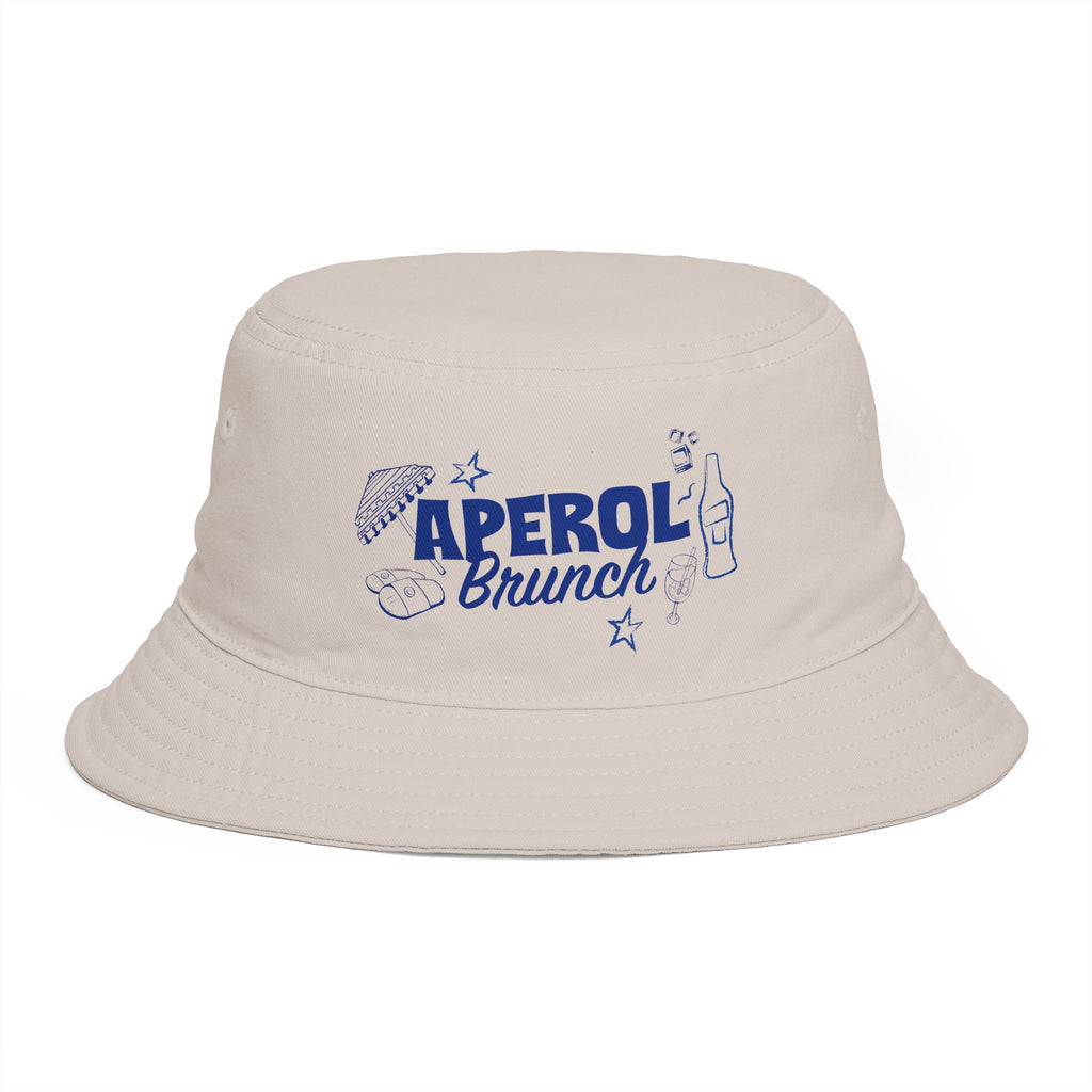 Aperol Brunch Bucket Hat — Citrus Summer Brunch Hat