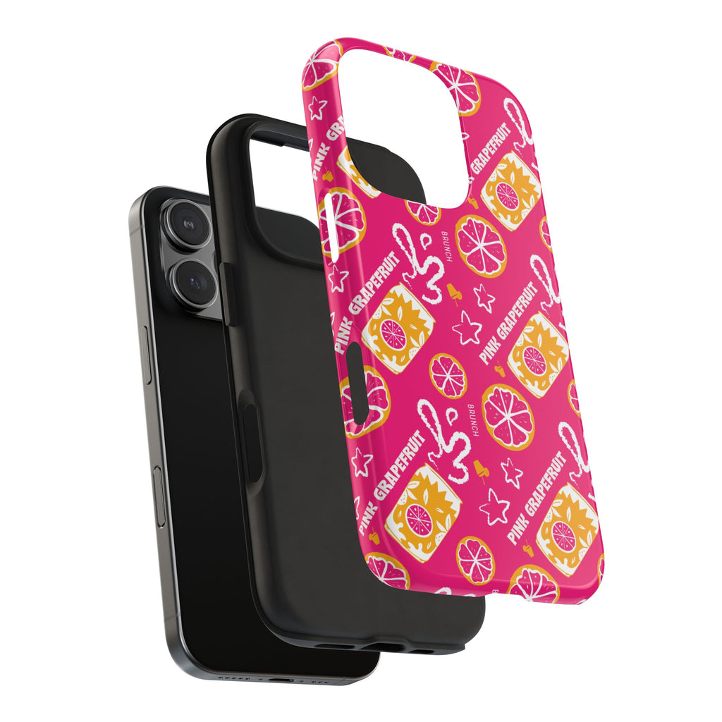 Pink Grapefruit Fruit CollectionTough Phone Case — Pink Aperol Inspired Design