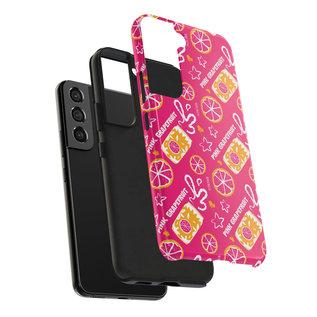 Pink Grapefruit Fruit CollectionTough Phone Case — Pink Aperol Inspired Design
