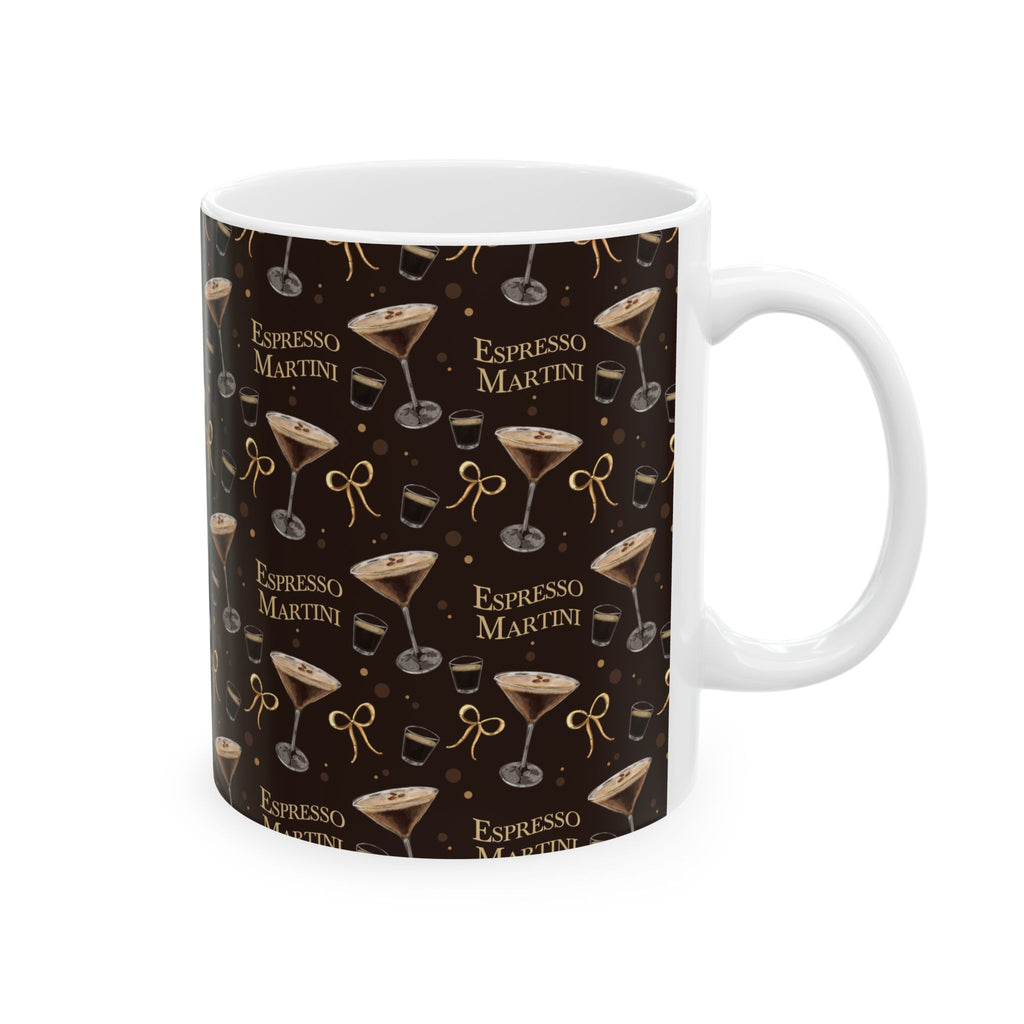 Espresso Martini 11oz Mug — Dark Brown Espresso Collection Inspired Design