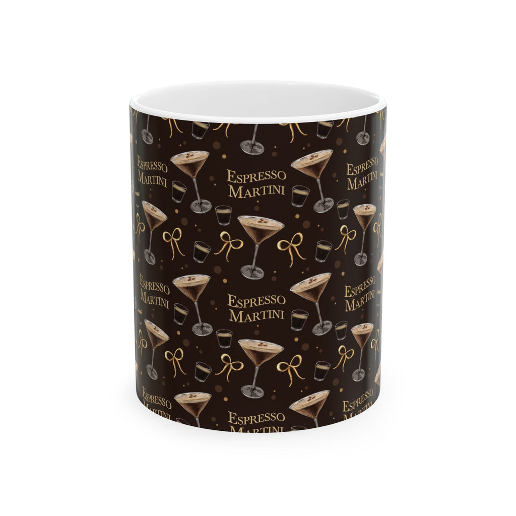 Espresso Martini 11oz Mug — Dark Brown Espresso Collection Inspired Design