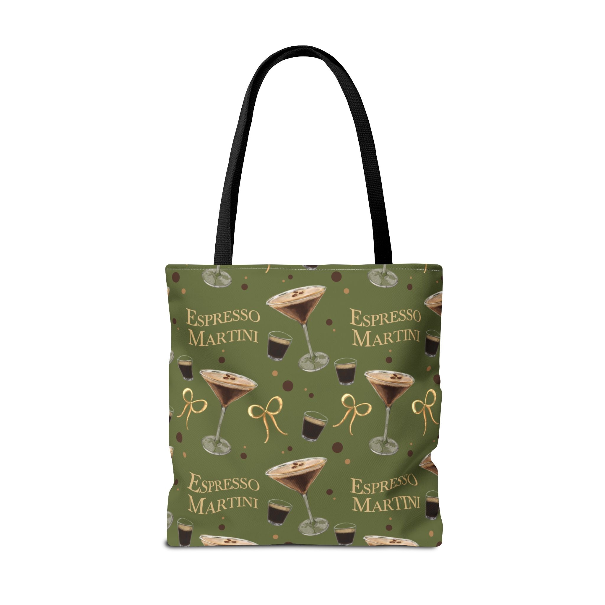 Espresso Martini Tote Bag — Olive Green Espresso Collection Inspired Design