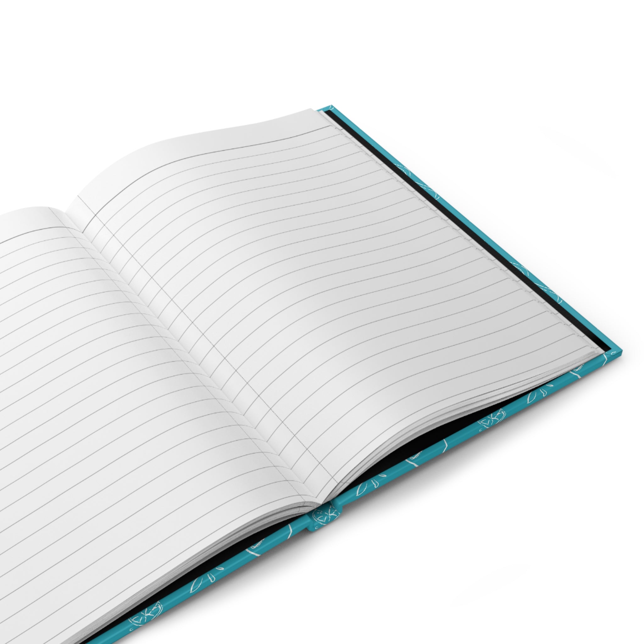 Cin Cin Hardcover Journal - Turquoise Aperol Inspired Design